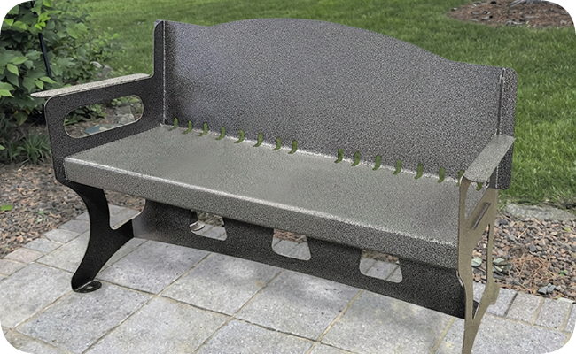Personalized Metal Benches